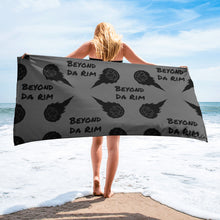 Load image into Gallery viewer, Grey & Black BDR Towel