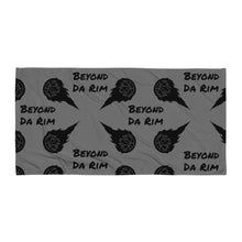 Load image into Gallery viewer, Grey & Black BDR Towel