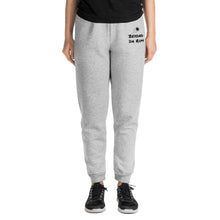 Load image into Gallery viewer, Grey/ Blk Logo Joggers