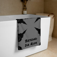 Load image into Gallery viewer, Grey & Black BDR Towel