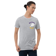 Load image into Gallery viewer, Purple & Yellow Arc Tee