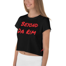 Load image into Gallery viewer, Red Logo Crop Tee