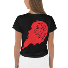 Load image into Gallery viewer, Red Logo Crop Tee