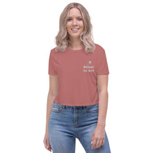 Load image into Gallery viewer, Crop Flowy Tee