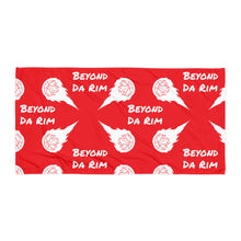 Load image into Gallery viewer, Red & White BDR Towel
