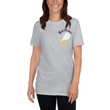 Load image into Gallery viewer, Purple &amp; Yellow Arc Tee