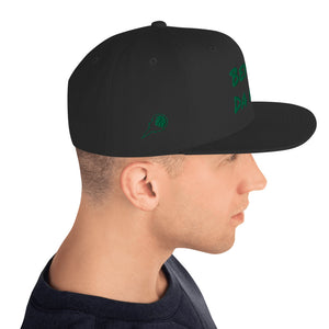 Green Lettering Multi Snapback