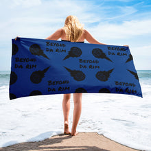 Load image into Gallery viewer, Blue &amp; Black BDR Towel