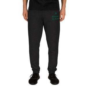 Green Lettering Multi Joggers