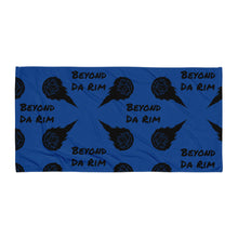 Load image into Gallery viewer, Blue &amp; Black BDR Towel