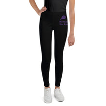 Load image into Gallery viewer, Purple Youth Leggings