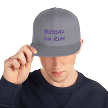 Load image into Gallery viewer, Purple Lettering Multi Snapback