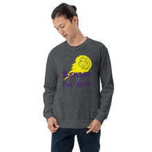 Load image into Gallery viewer, Purple &amp; Yellow Overlay Sweatshirt