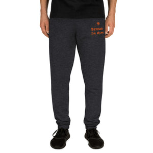 Orange Lettering Multi Joggers