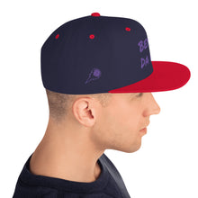 Load image into Gallery viewer, Purple Lettering Multi Snapback