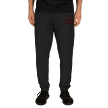 Load image into Gallery viewer, Maroon Lettering Multi Joggers