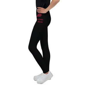 Maroon Youth Leggings