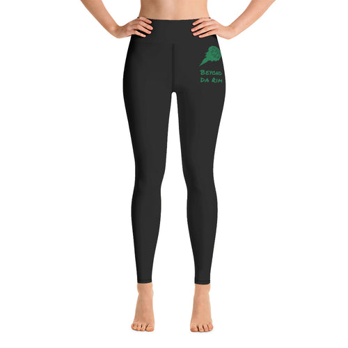 Green Yoga Leggings w/Pocket