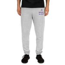 Load image into Gallery viewer, Purple Lettering Multi Joggers