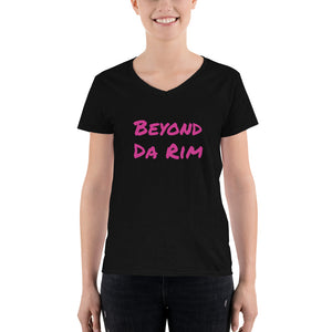 Women's Pink V-Neck Shirt