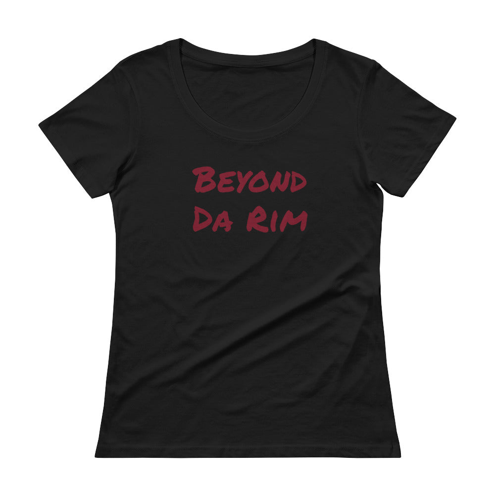 Maroon Scoopneck T-Shirt