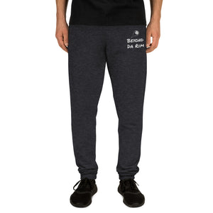 White Lettering Multi Joggers