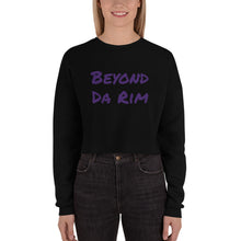 Load image into Gallery viewer, Purple Crop Sweatshirt