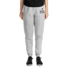 Load image into Gallery viewer, Grey/ Blk Logo Joggers