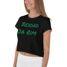 Load image into Gallery viewer, Green Logo Crop Tee