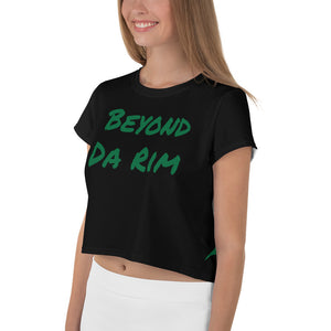 Green Logo Crop Tee