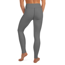 Load image into Gallery viewer, Grey and Black Yoga Leggings w/pocket