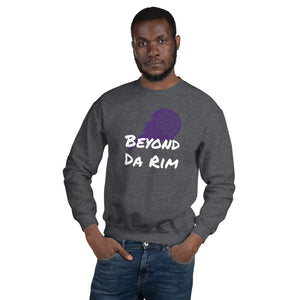 Purple Overlay Sweatshirt