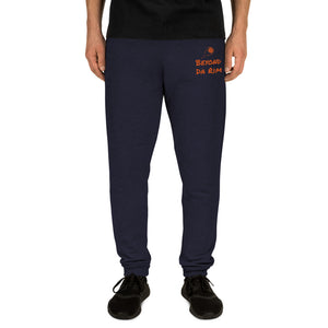 Orange Lettering Multi Joggers