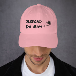 Pink or white black logo Dad hat