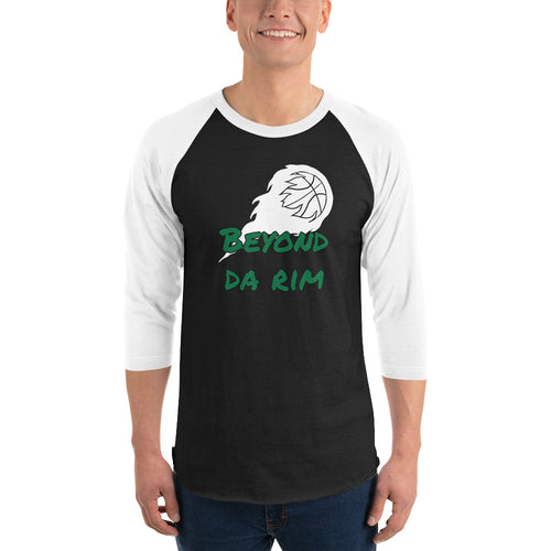 Green 3/4 sleeve shirt