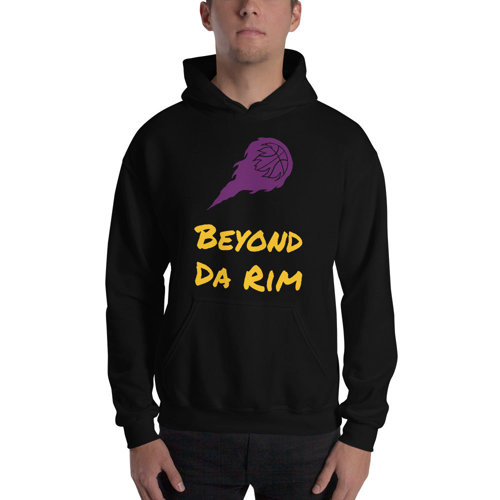 Black Yellow Purple Logo Hoodie