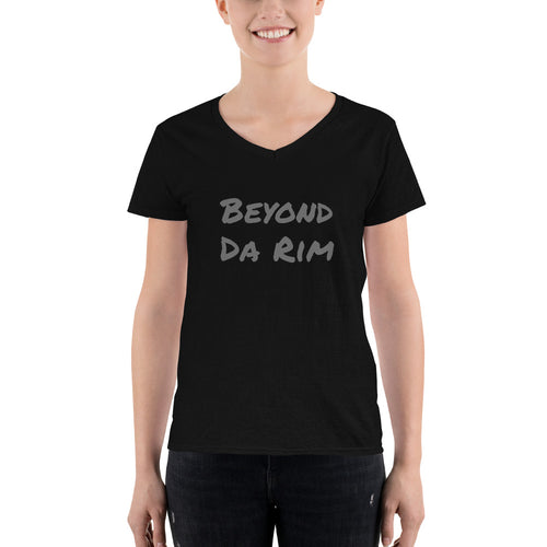 Women's Grey V-Neck Shirt