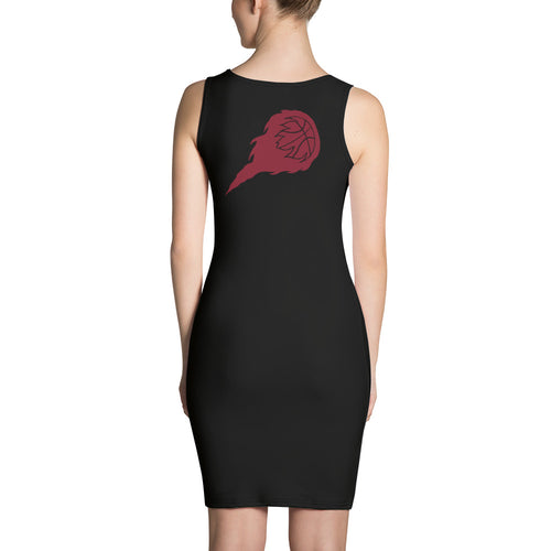 Maroon Logo Dress