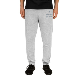 Grey Lettering Multi Joggers