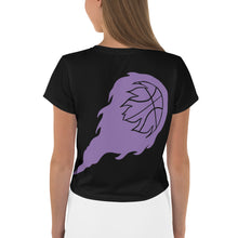 Load image into Gallery viewer, Lavender Logo Crop Tee