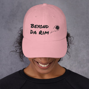 Pink or white black logo Dad hat