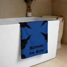 Load image into Gallery viewer, Blue &amp; Black BDR Towel