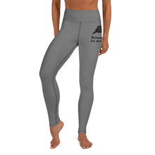 Load image into Gallery viewer, Grey and Black Yoga Leggings w/pocket