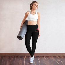 Load image into Gallery viewer, Maroon Yoga Leggings w/pocket