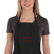 Load image into Gallery viewer, Embroidered Maroon Apron