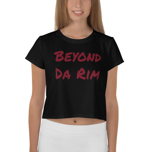 Maroon Crop Tee