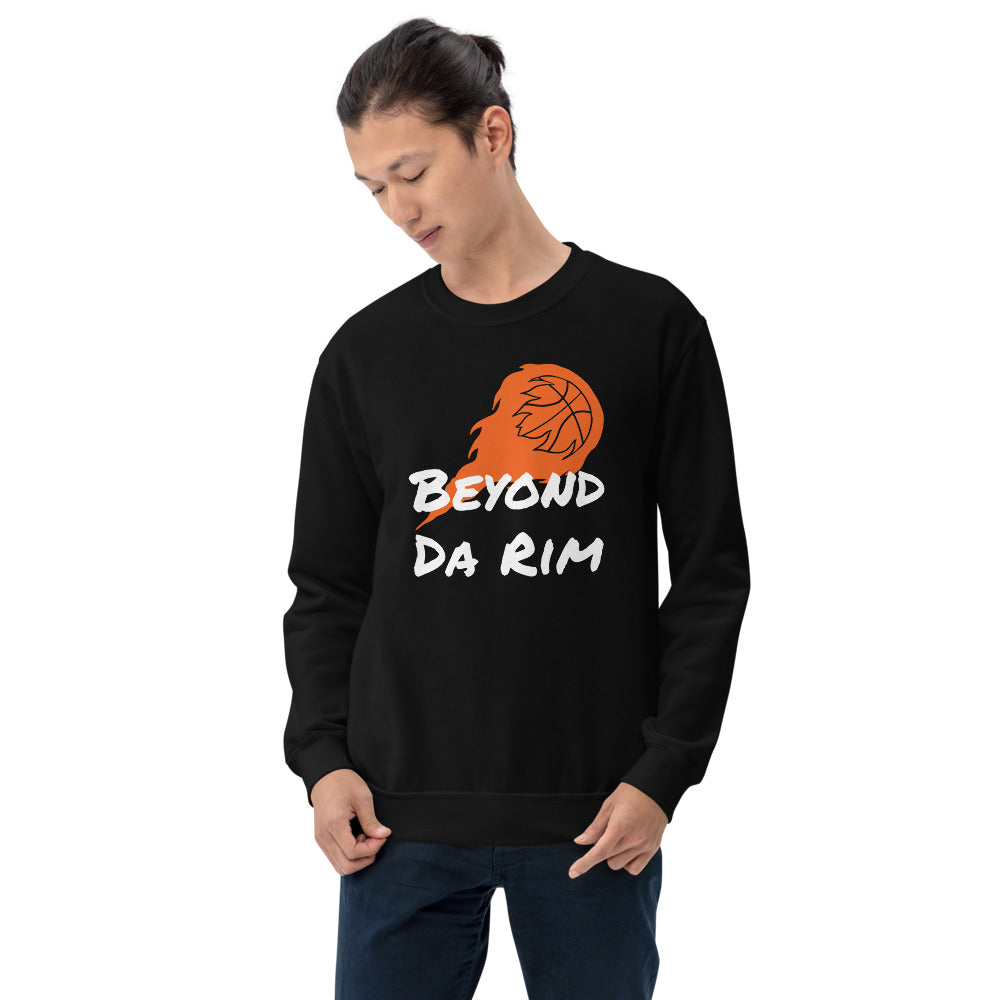 Orange Overlay Sweatshirt