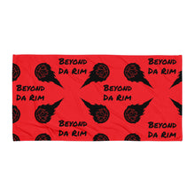 Load image into Gallery viewer, Red &amp; Black BDR Towel