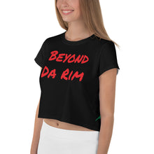 Load image into Gallery viewer, Red/Green Logo Crop Tee