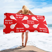 Load image into Gallery viewer, Red &amp; White BDR Towel